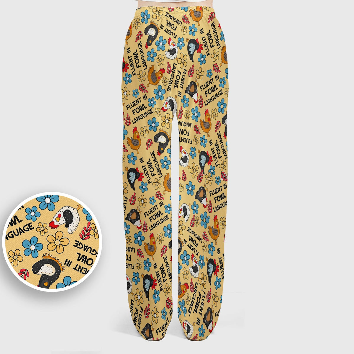 Fluent In Fowl Language Nurse Scrub Set