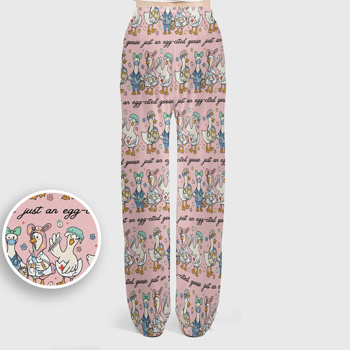 Easter Goose Nurse Scrub Set