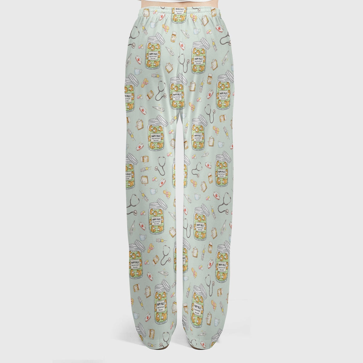 Happy Pills Horse Nurse Scrub Set