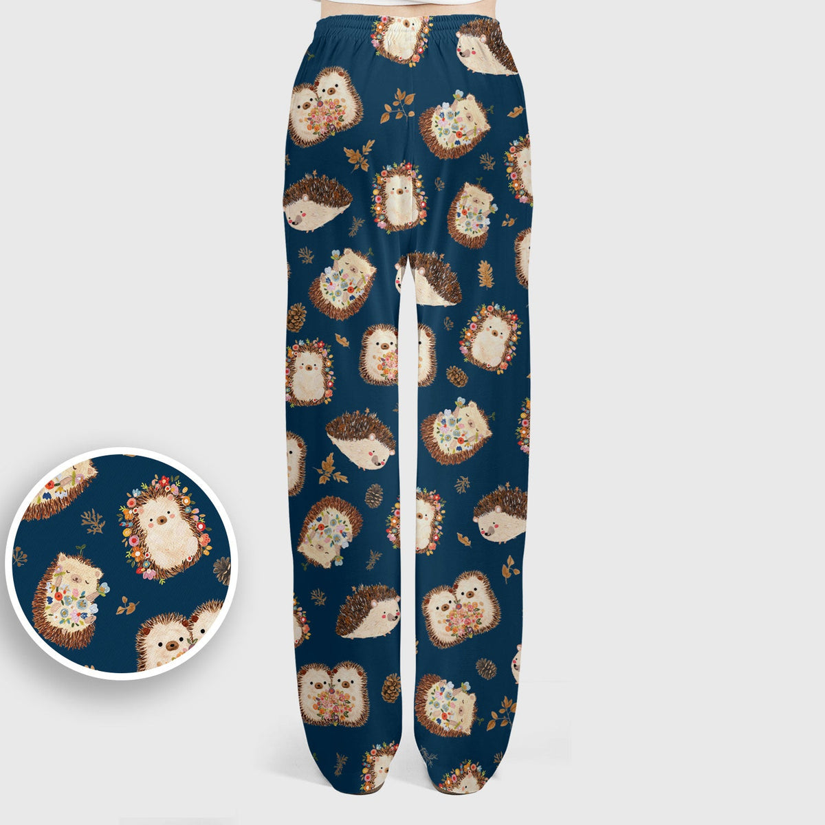 Hedgehog Floral Nurse Scrub Set
