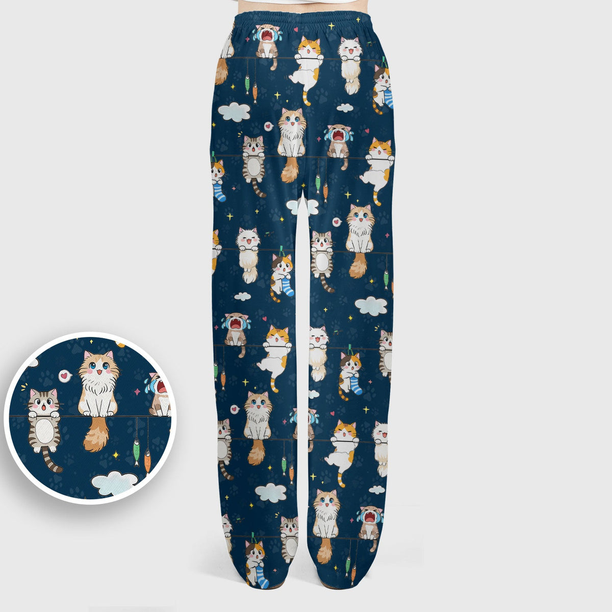 Cats With Cute Expressions Nurse Scrub Set