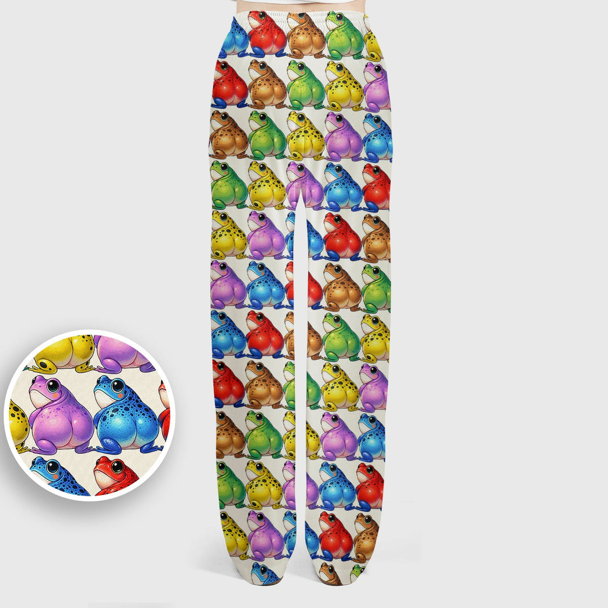 Colorful Frogs Nurse Scrub Set