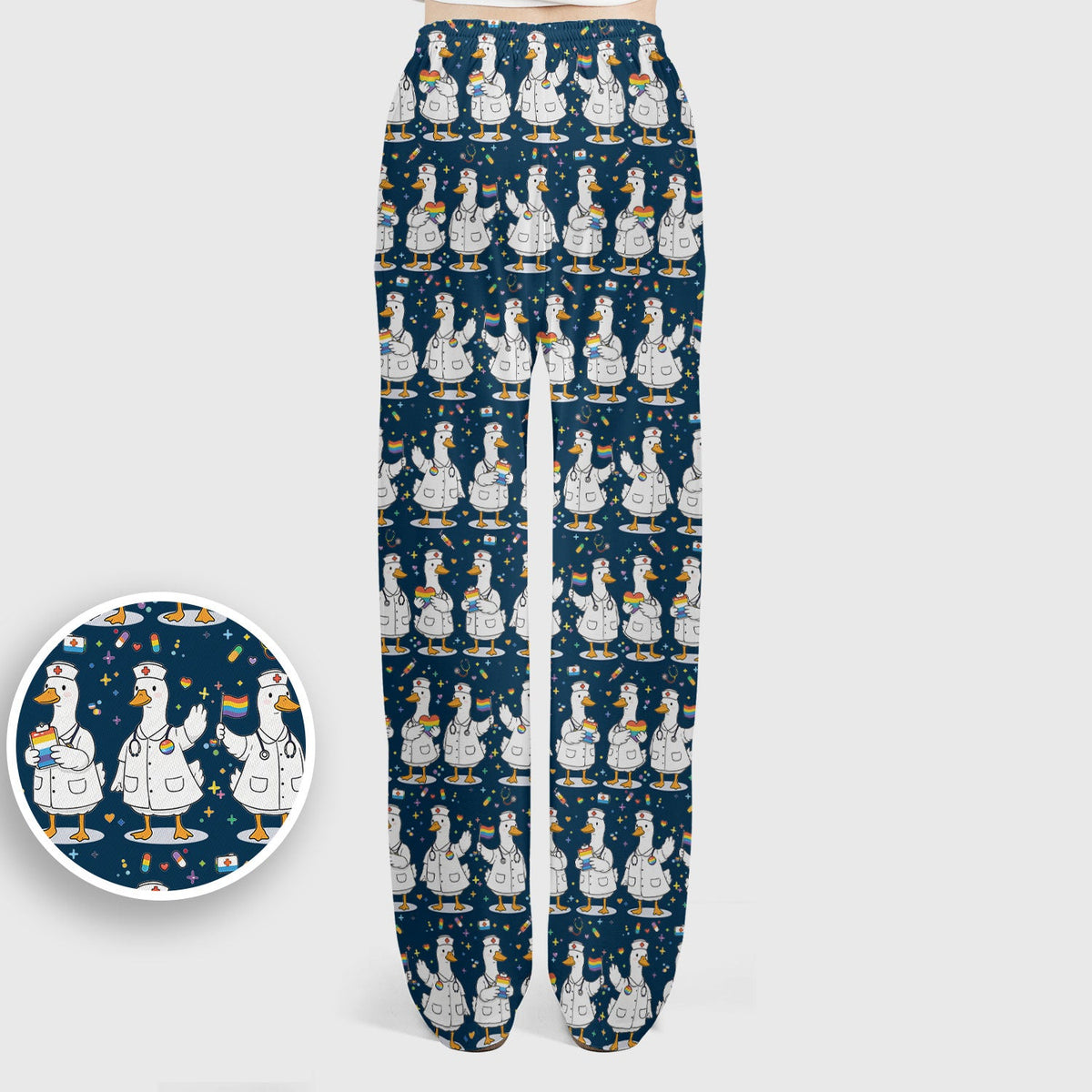 Duck Pride Nurse Scrub Set