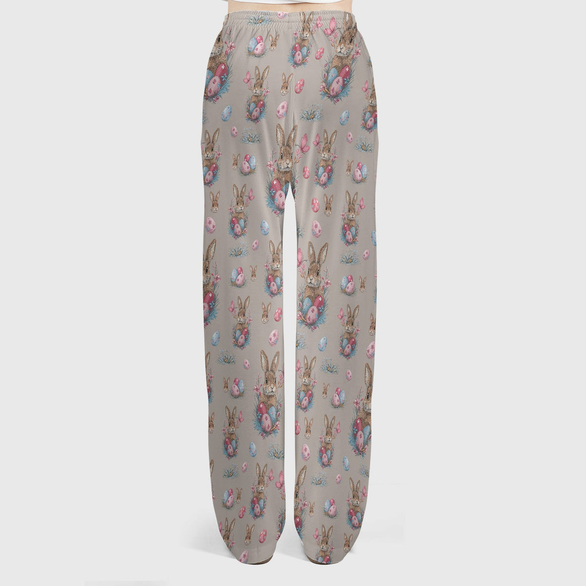 Pastel Easter Bunny Nest Nurse Scrub Set