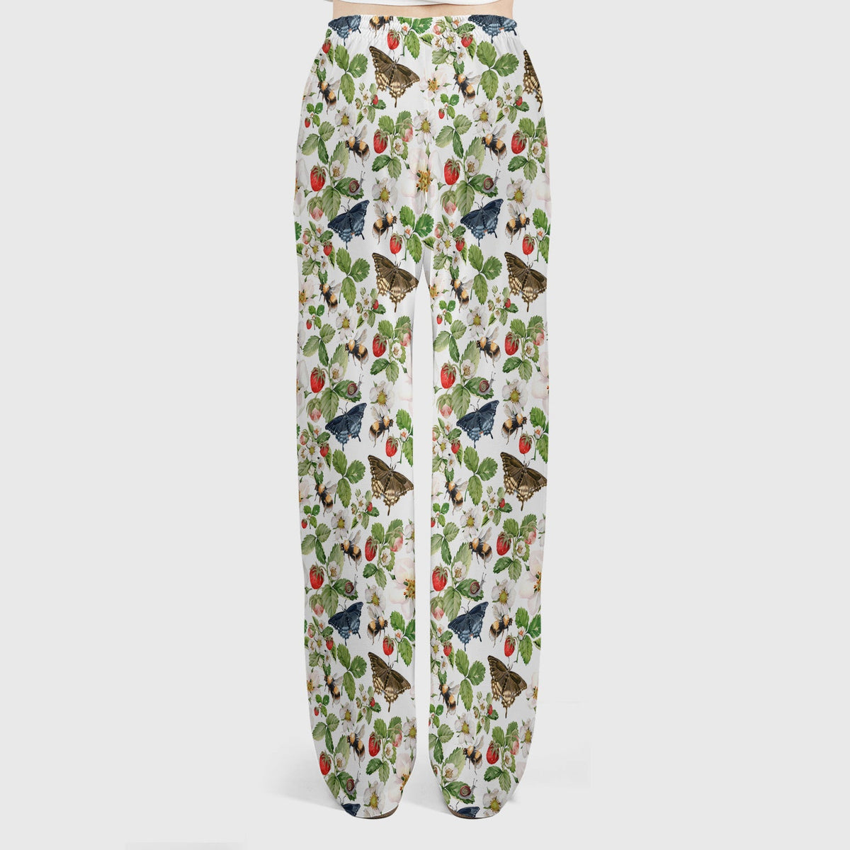 Strawberry Butterfly Garden Nurse Scrub Set