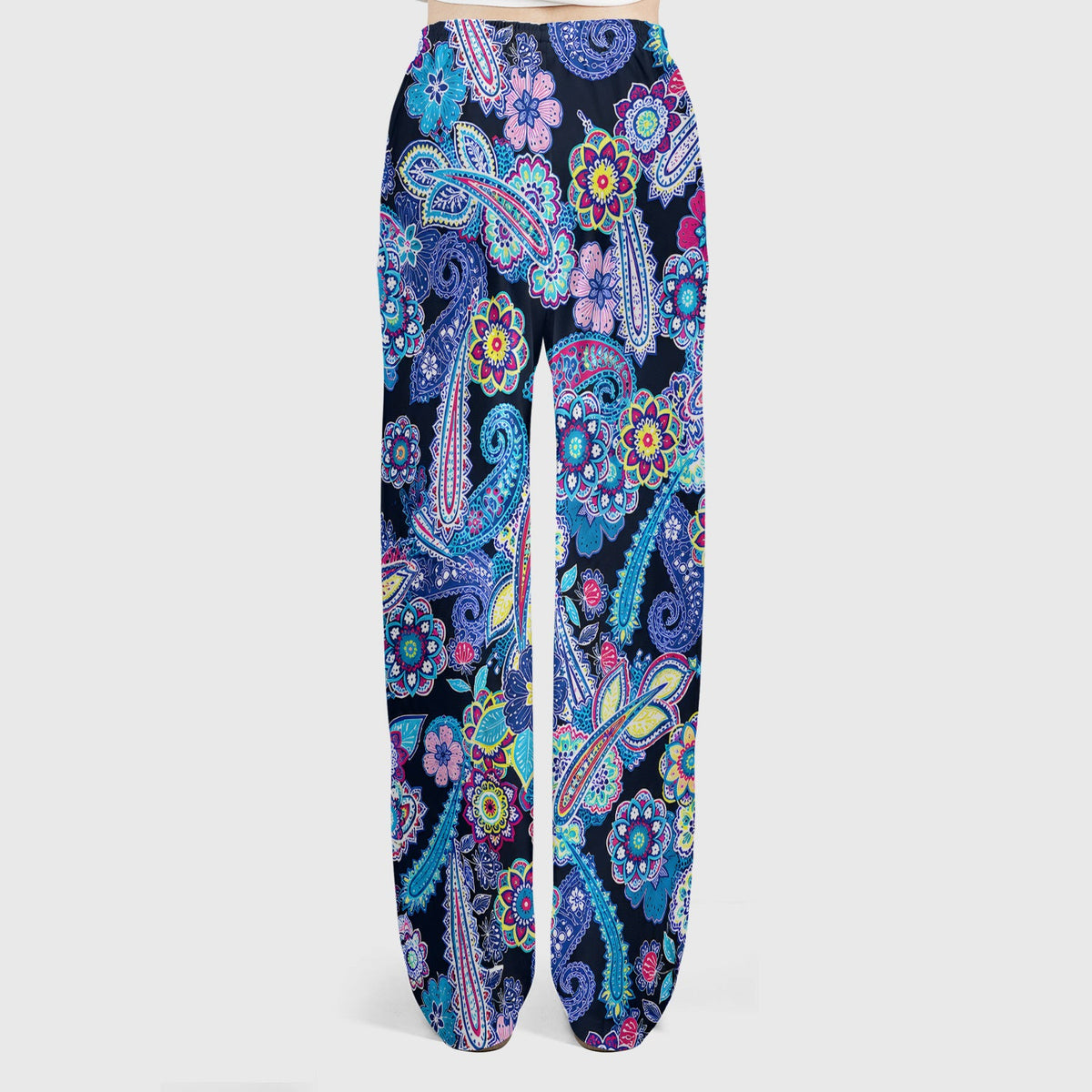 Vibrant Paisley Floral Nurse Scrub Set