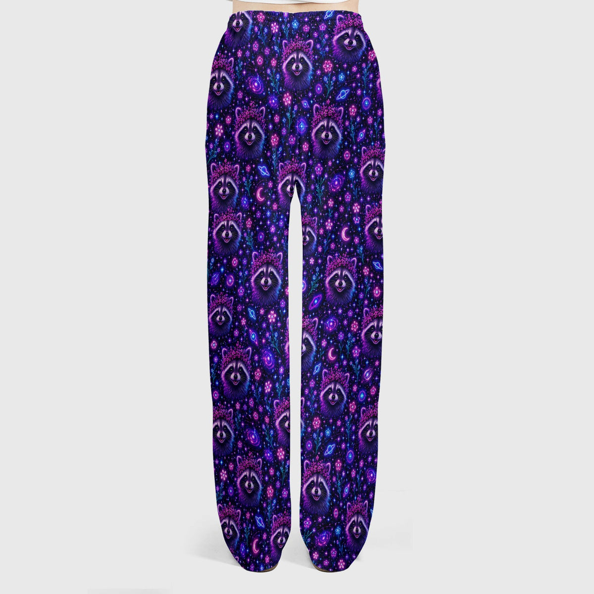 Galaxy Raccoon Nurse Scrub Set