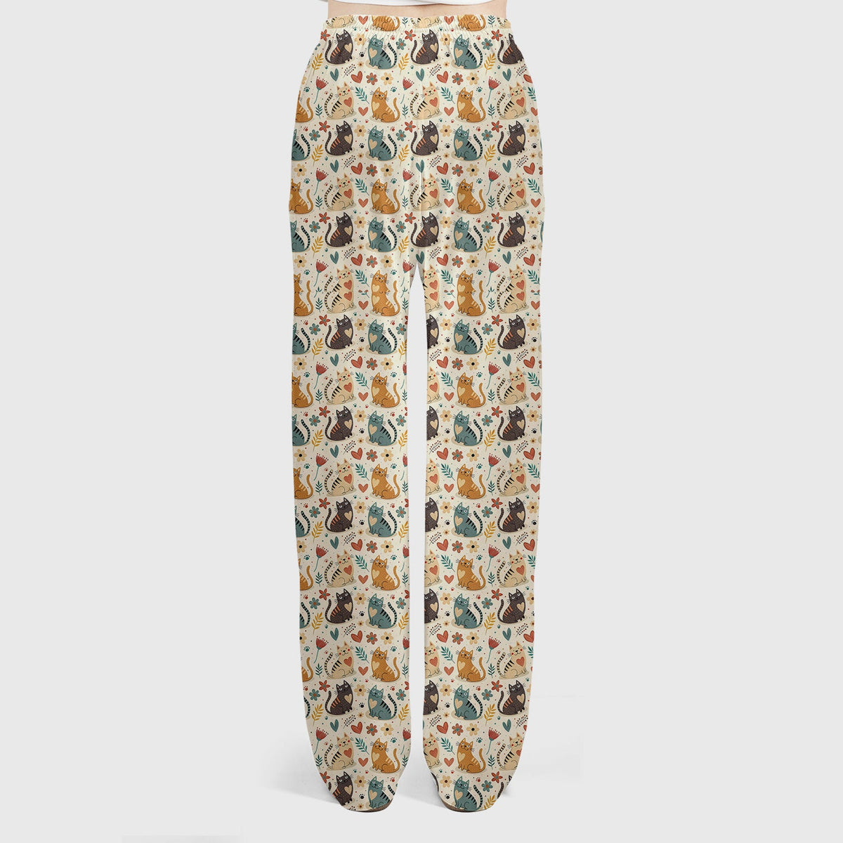 Kitty Floral Nurse Scrub Set
