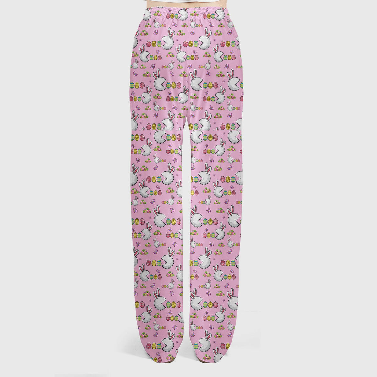 Bunny Colorful Eggs Nurse Scrub Set - Easter Gift