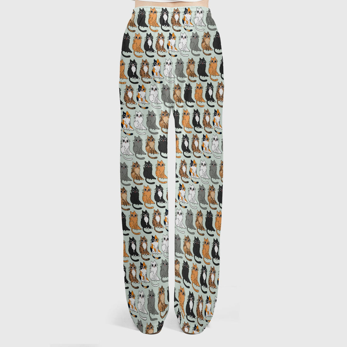 Cat Pattern Nurse Scrub Set