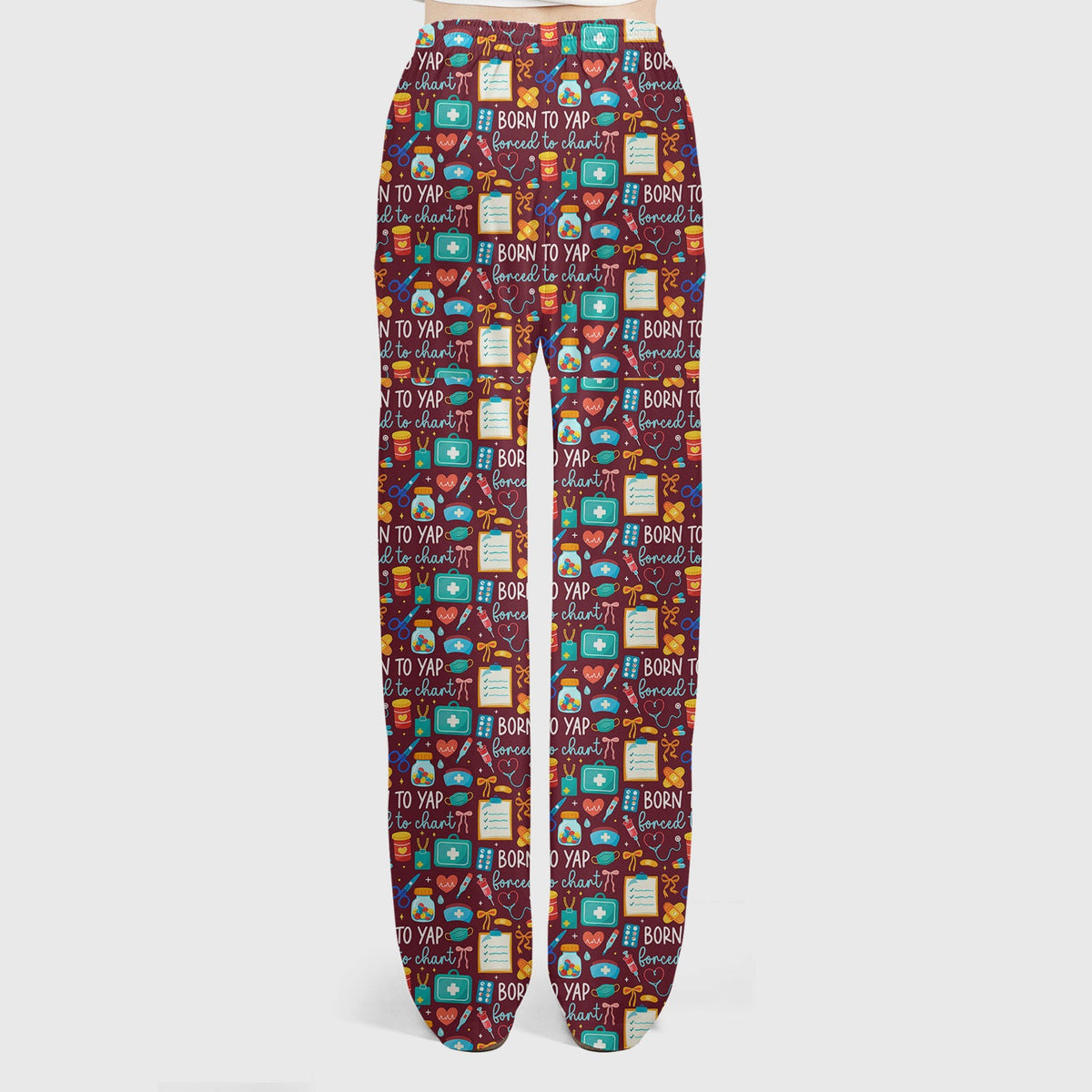 Born To Yap Medical Tools Nurse Scrub Set