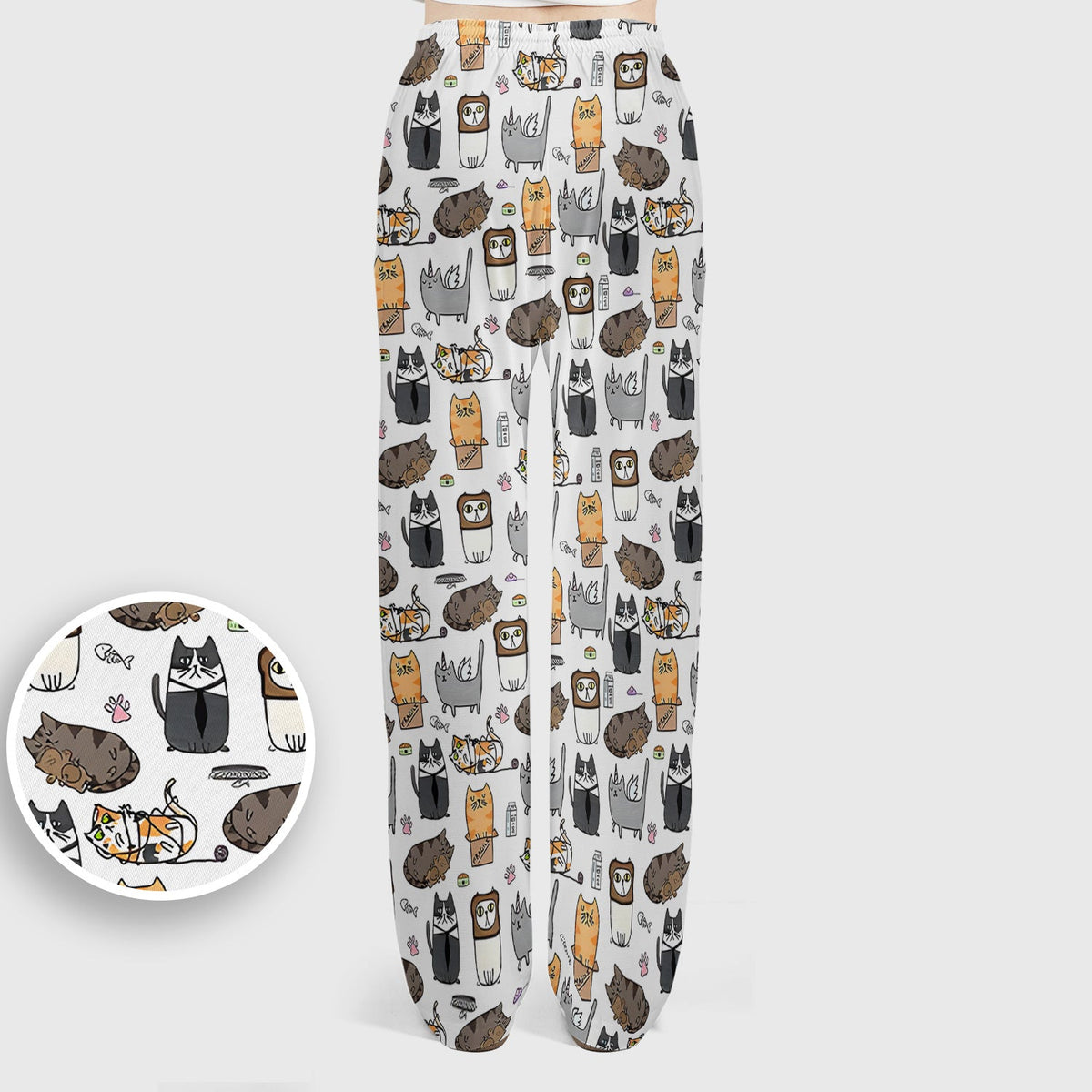 Lazy Cat Doodle Cozy Kitty Nurse Scrub Set