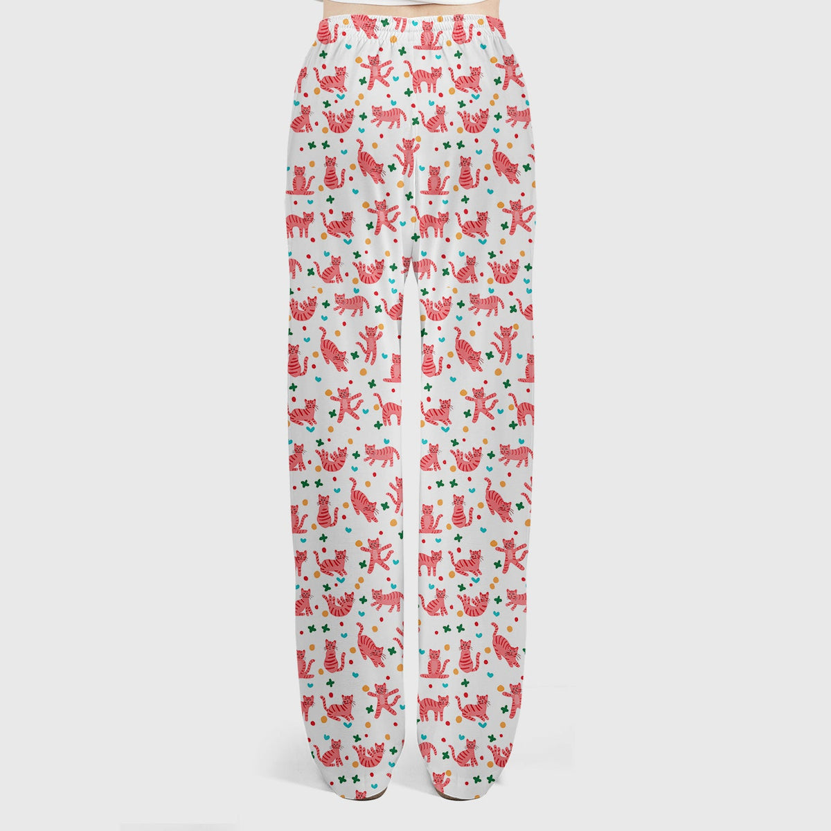 Pink Cat Nurse Scrub Set