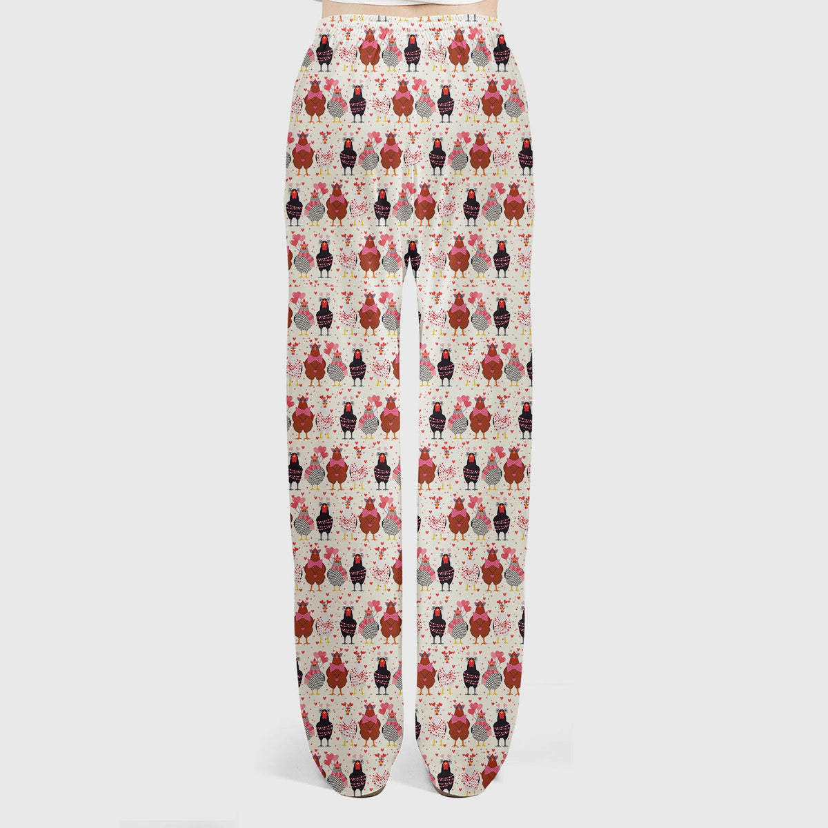 Chicken Valentine Nurse Scrub Set