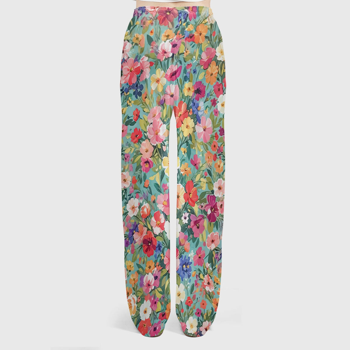Colorful Wildflower Garden Bloom Nurse Scrub Set