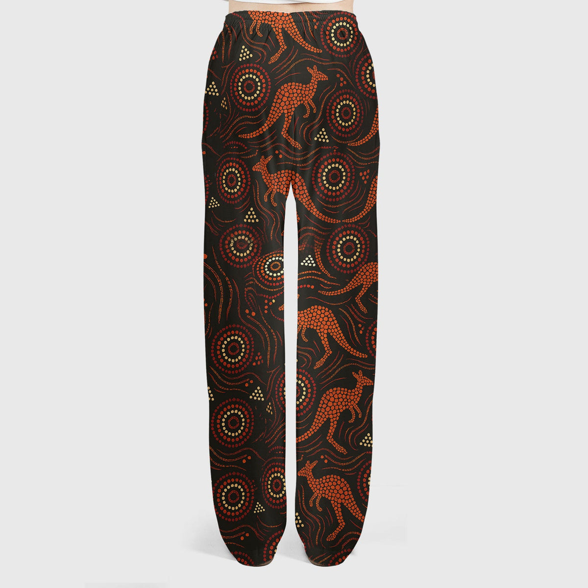 Australian Indigenous Medical Pattern Shirt, Aboriginal Dot Art Kangaroo Nurse Scrub Set,  Breathable Fabrics Nursing Uniform