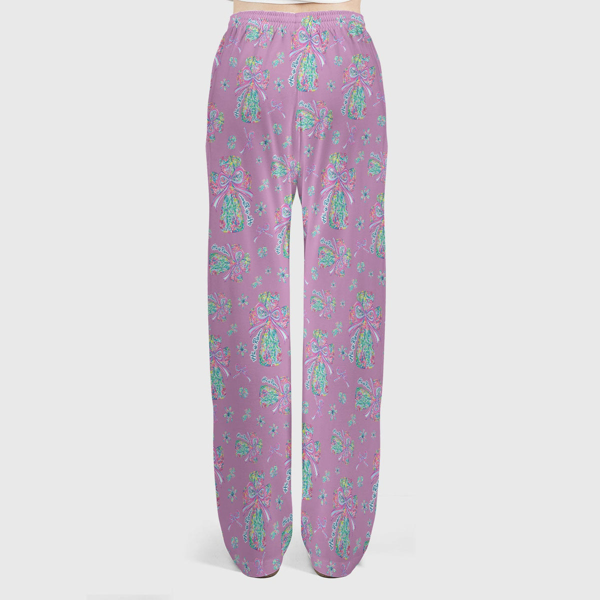 Colorful Bow Nurse Scrub Set