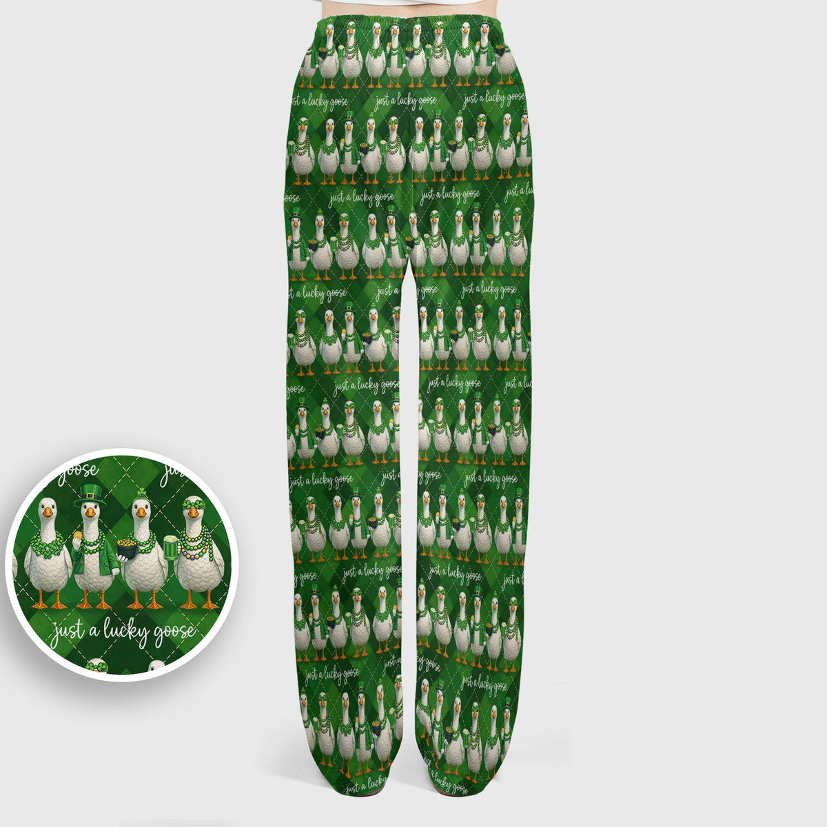 Lucky Goose Argyle Nurse Scrub Set - St Patricks Day Gift