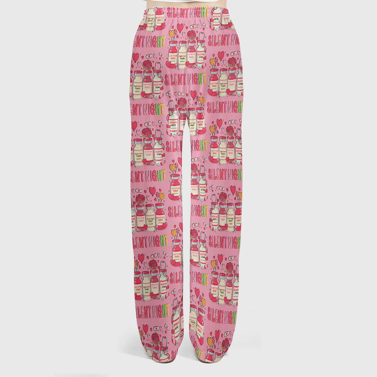 Valentine Silent Night Love Nurse Scrub Set