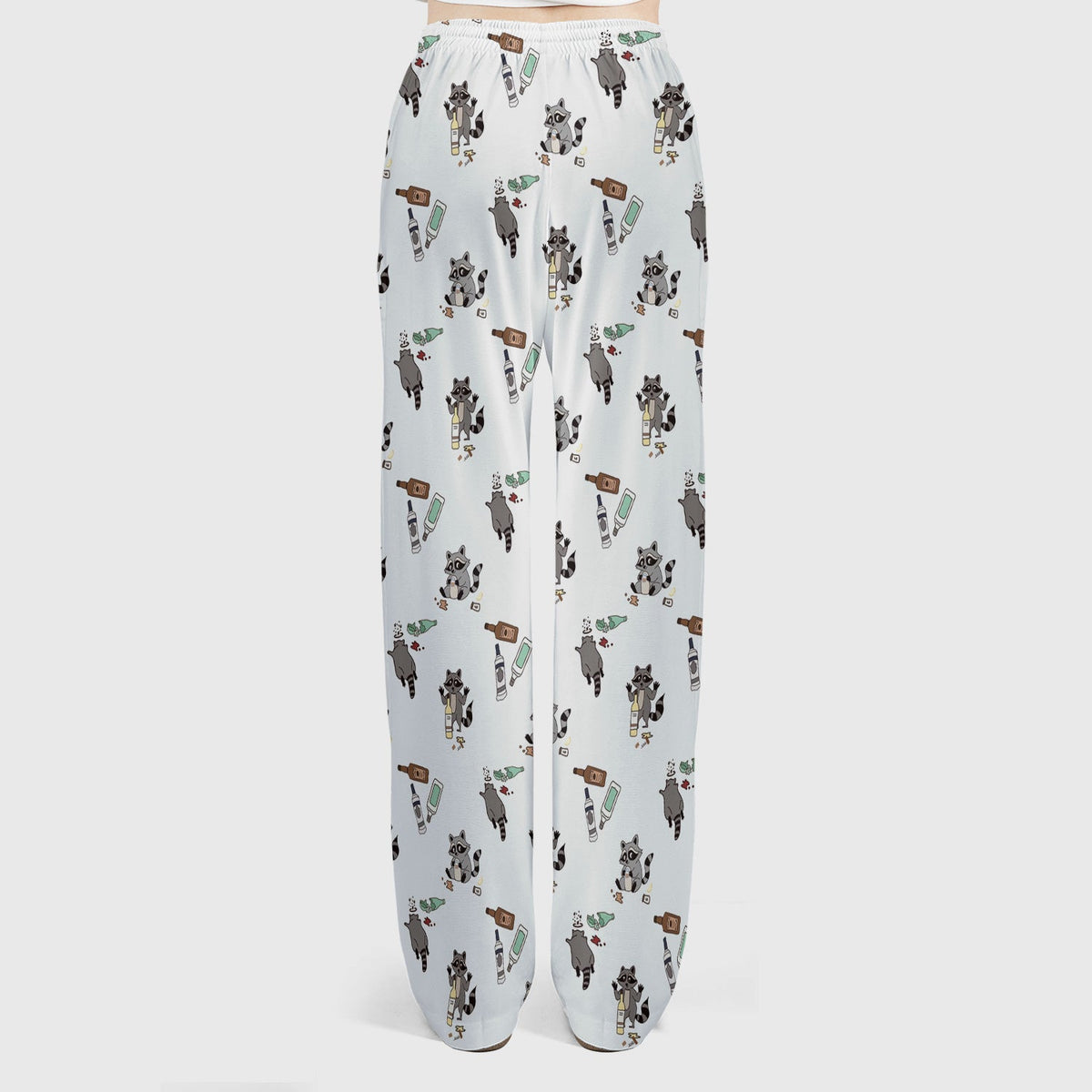 Messy Drunk Raccoon Nurse Scrub Set