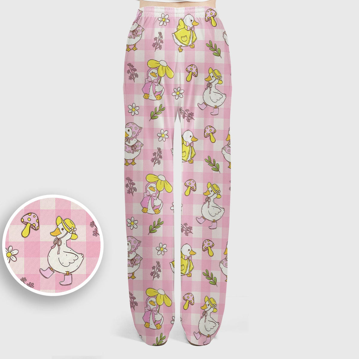 Duck Outfit Gingham Nurse Scrub Set