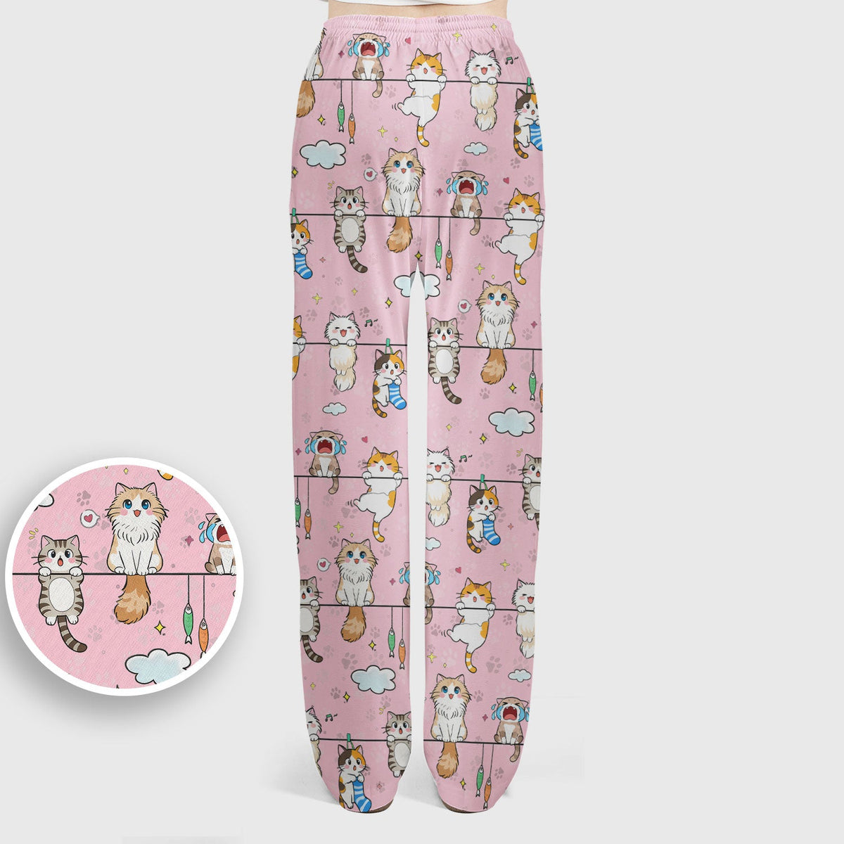 Cats With Cute Expressions Nurse Scrub Set