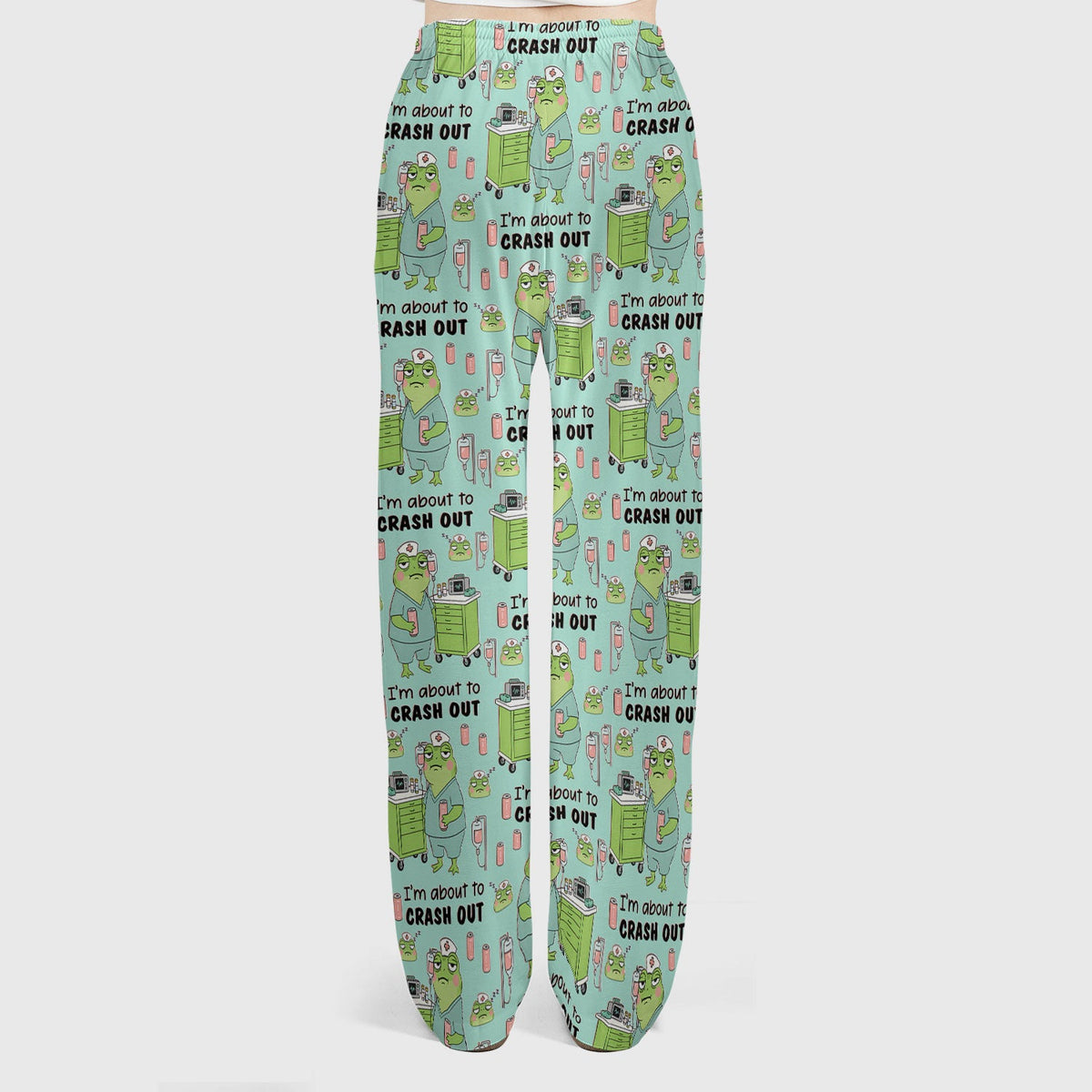 Crash Out Frog Nurse Scrub Set