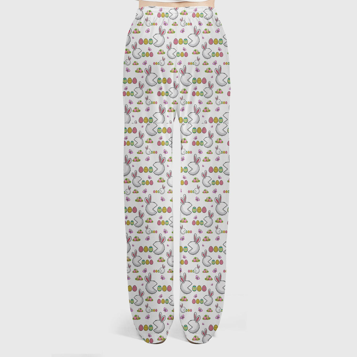 Bunny Colorful Eggs Nurse Scrub Set - Easter Gift