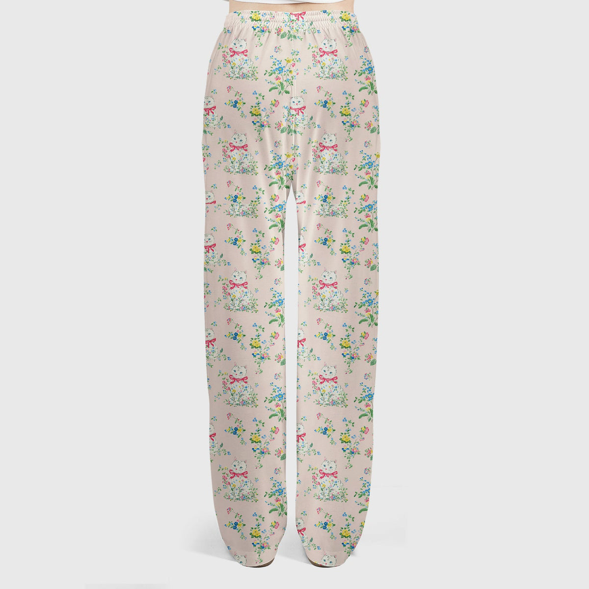 Vintage Floral Cat Nurse Scrub Set