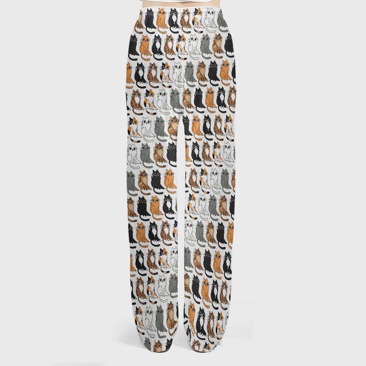 Cat Pattern Nurse Scrub Set