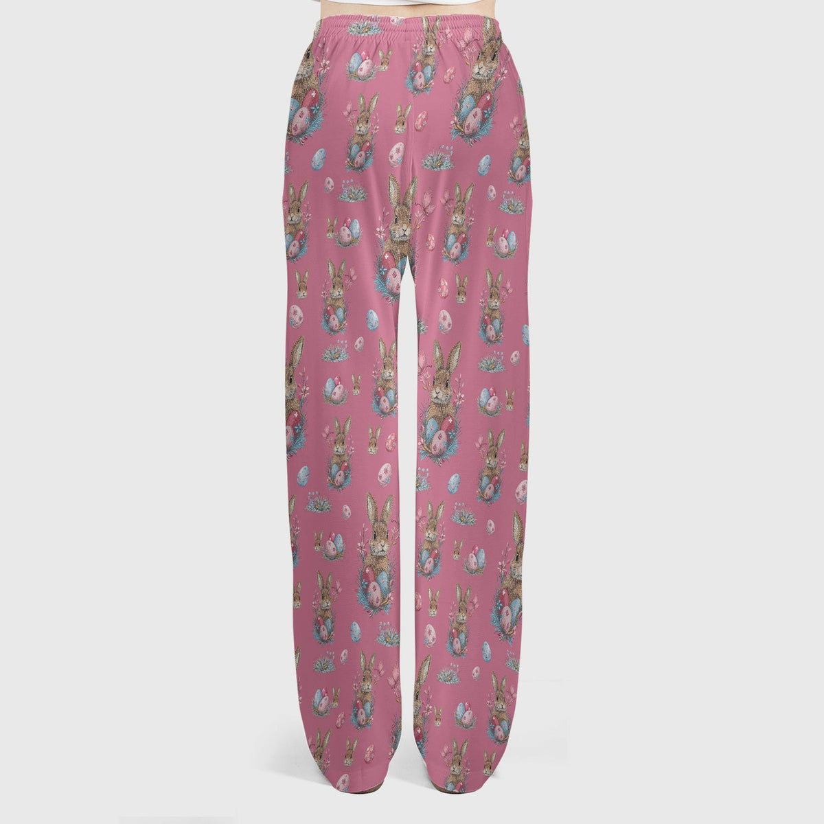 Pastel Easter Bunny Nest Nurse Scrub Set