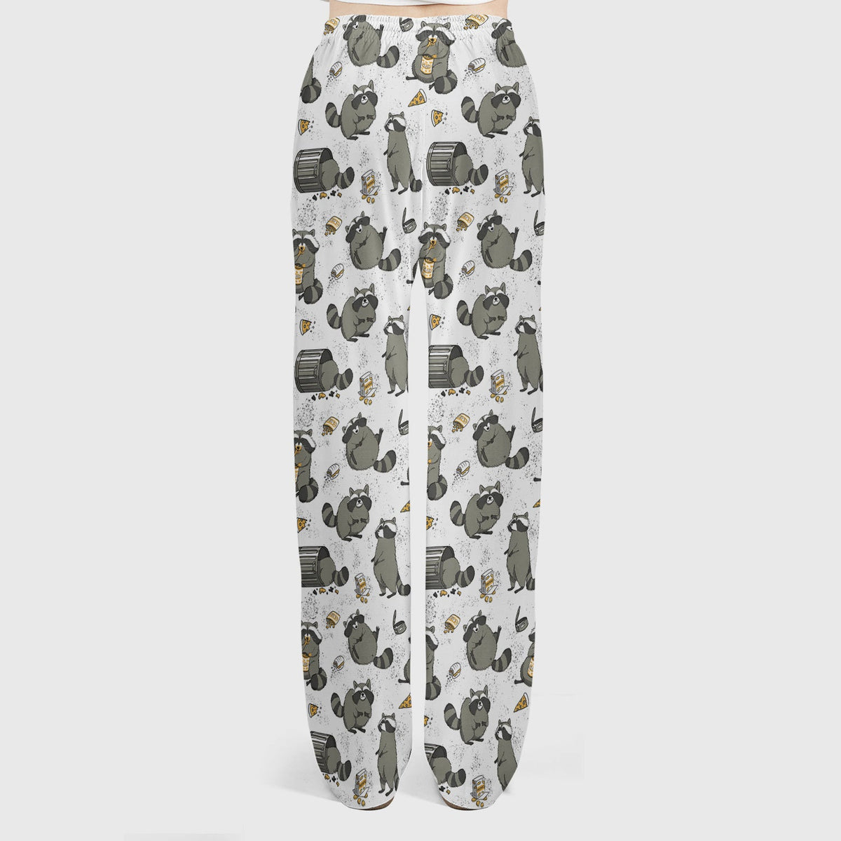Raccoon Snack Trash Can Nurse Scrub Set