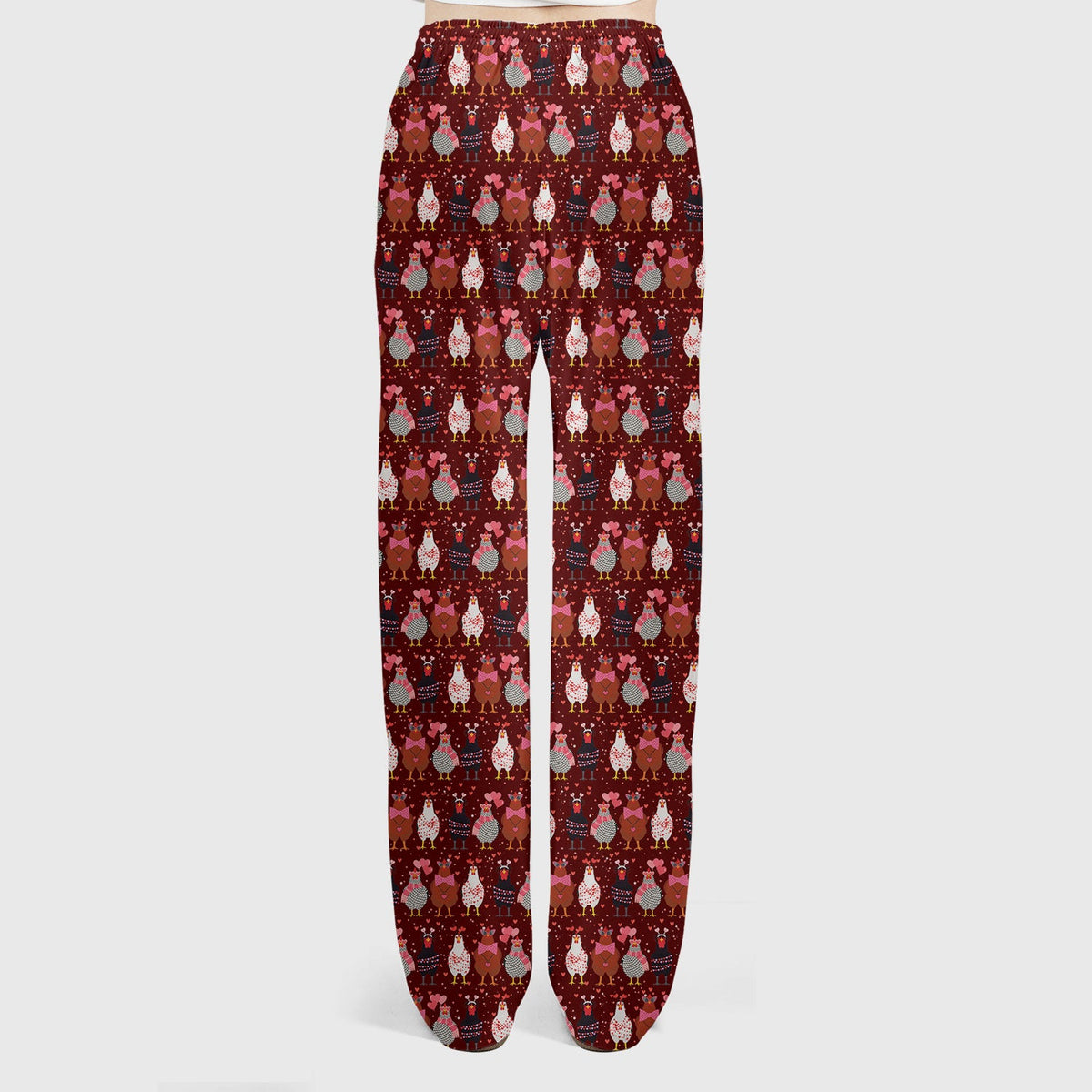 Chicken Valentine Nurse Scrub Set