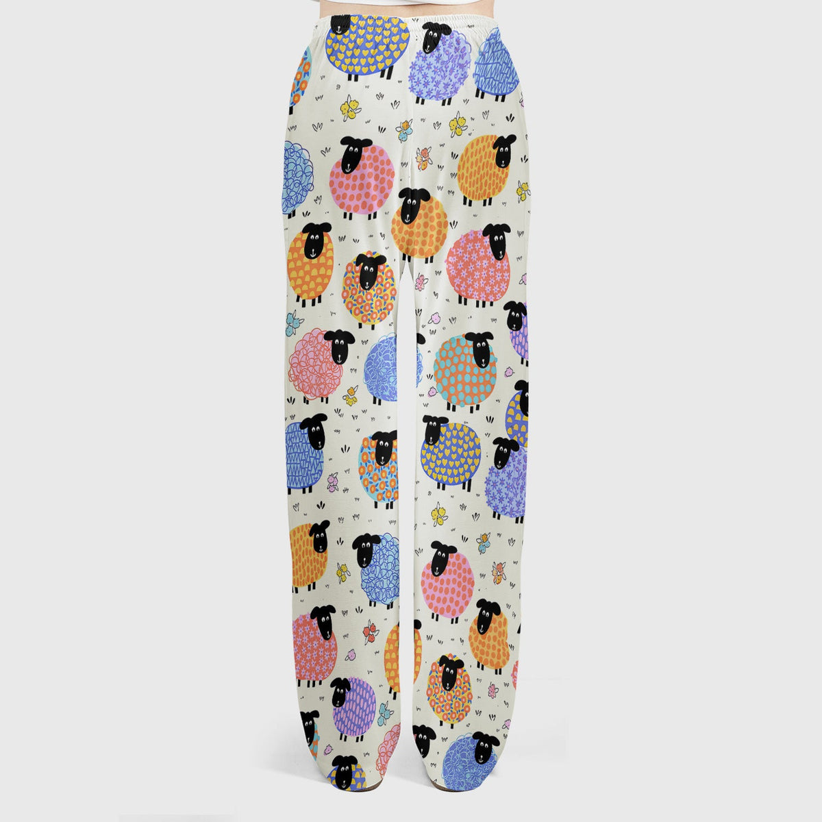 Colorful Sheep Nurse Scrub Set