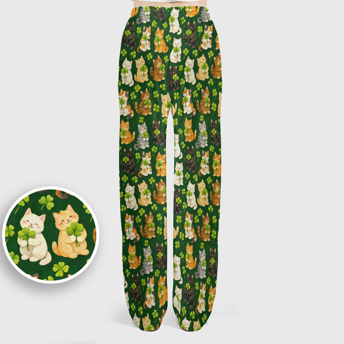 Black Cat Nurse Scrub Set - St Patricks Day Gift