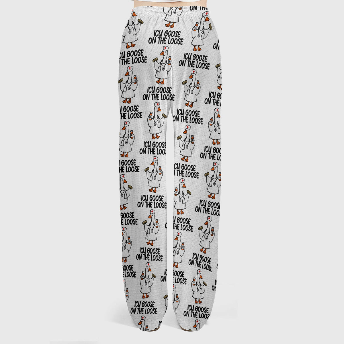 ICU Goose On The Loose Nurse Scrub Set