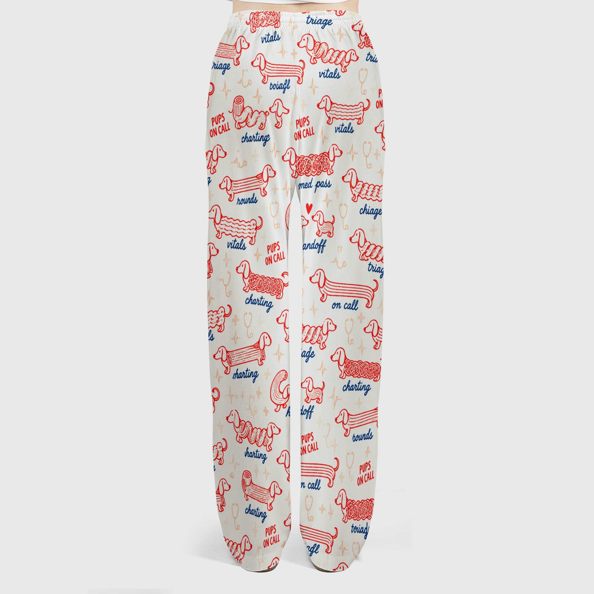 Pups On Call Dachshund Nurse Scrub Set