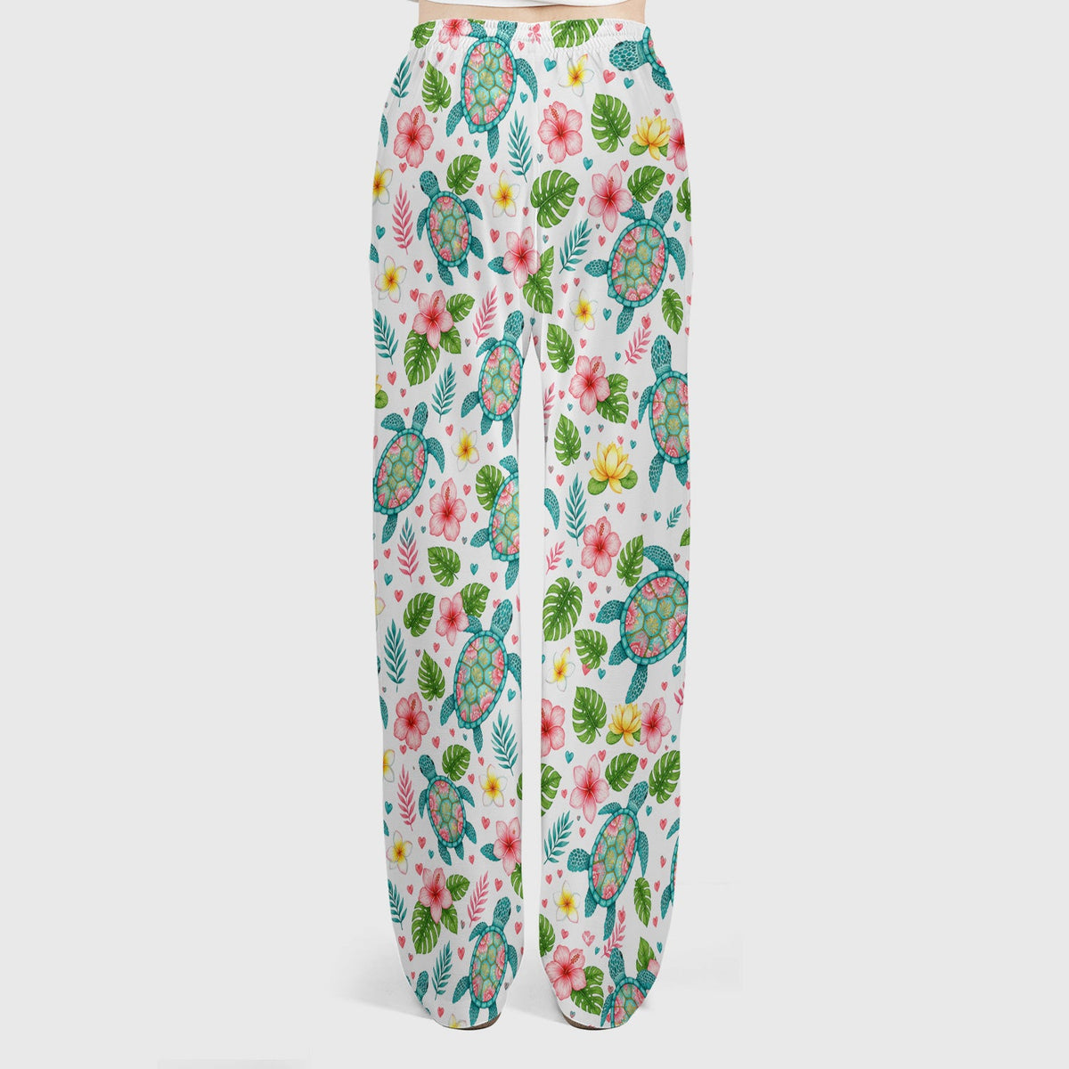 Tropical Sea Turtle Floral Nurse Scrub Set
