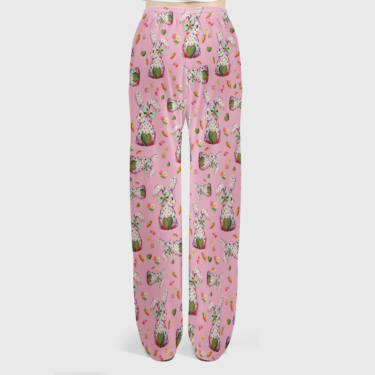 Pastel Bunny Easter Nurse Scrub Set