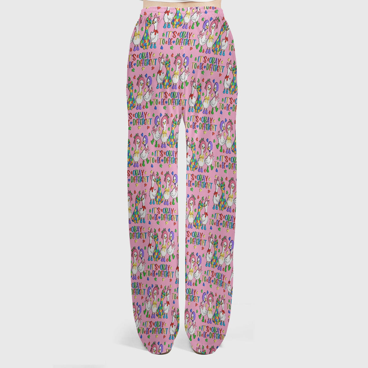 It's Okay To Be Different Duck Nurse Scrub Set