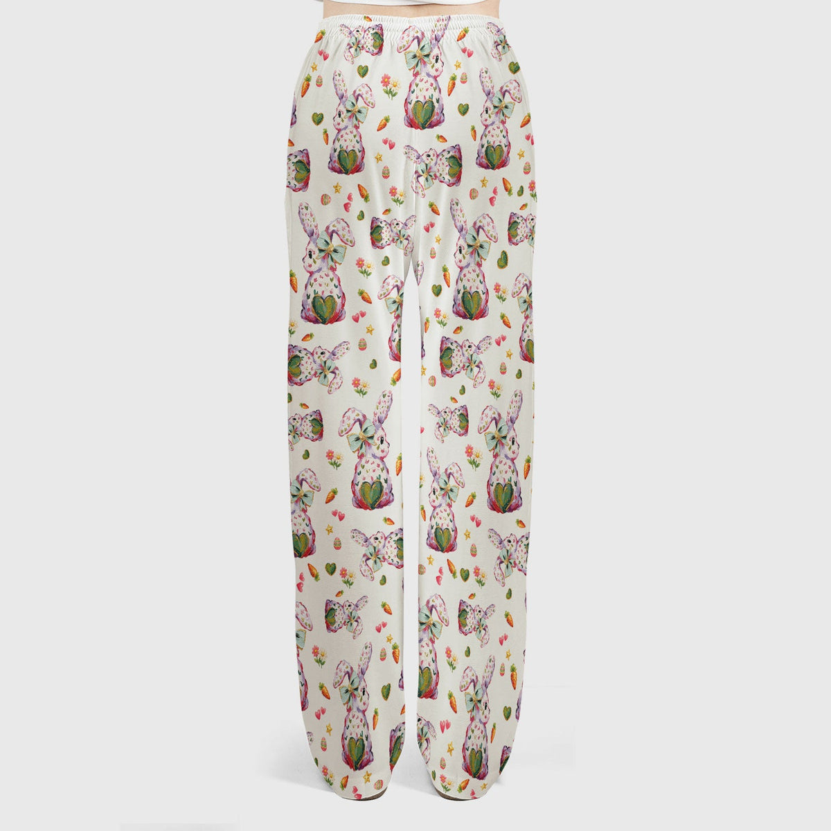 Pastel Bunny Easter Nurse Scrub Set