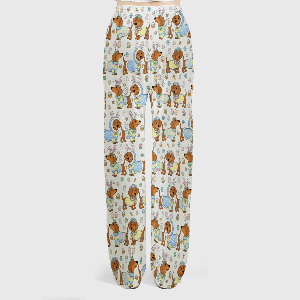 Dachshund Bunny Nurse Scrub Set - Easter Gift
