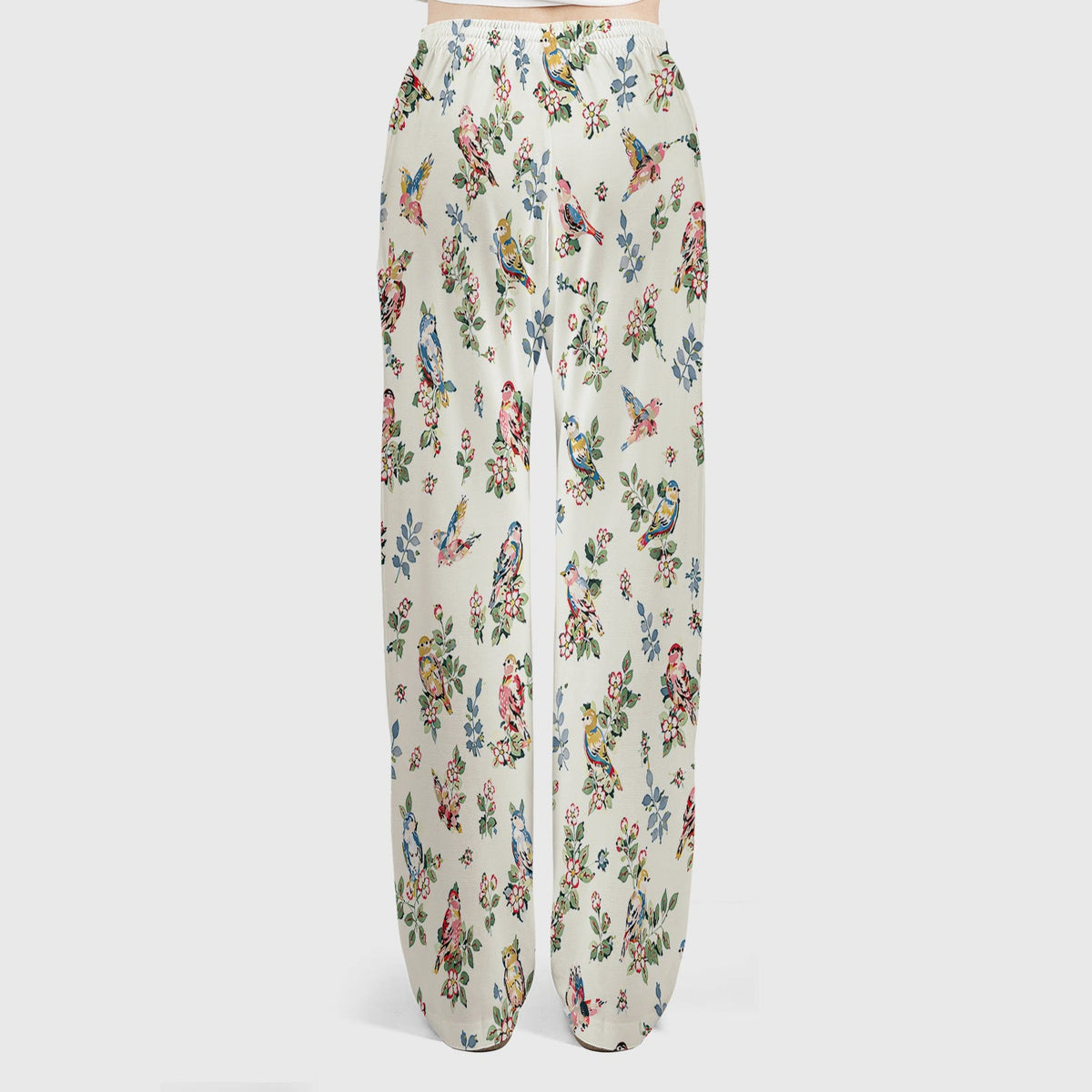 Vintage Birds Blossom Nurse Scrub Set