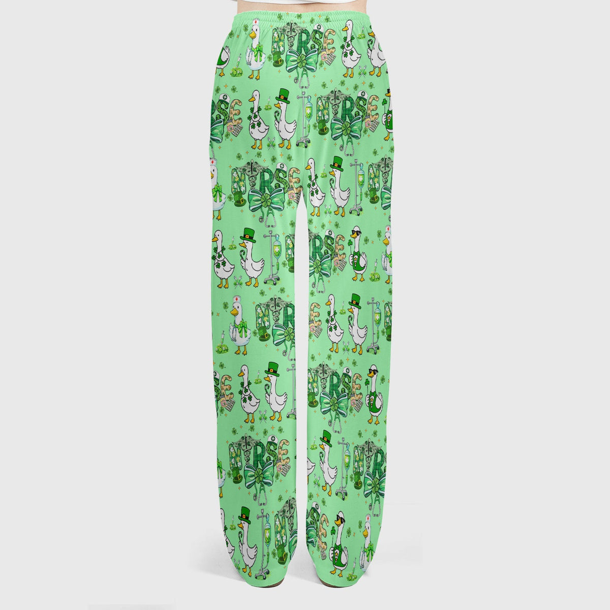Shamrock Goose Nurse Scrub Set - St Patricks Day Gift