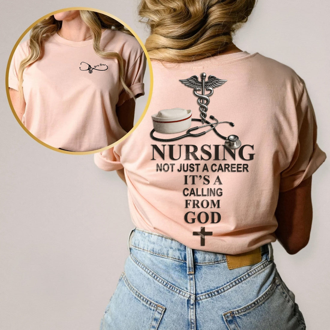 Personalized Calling From God Nurse Shirt