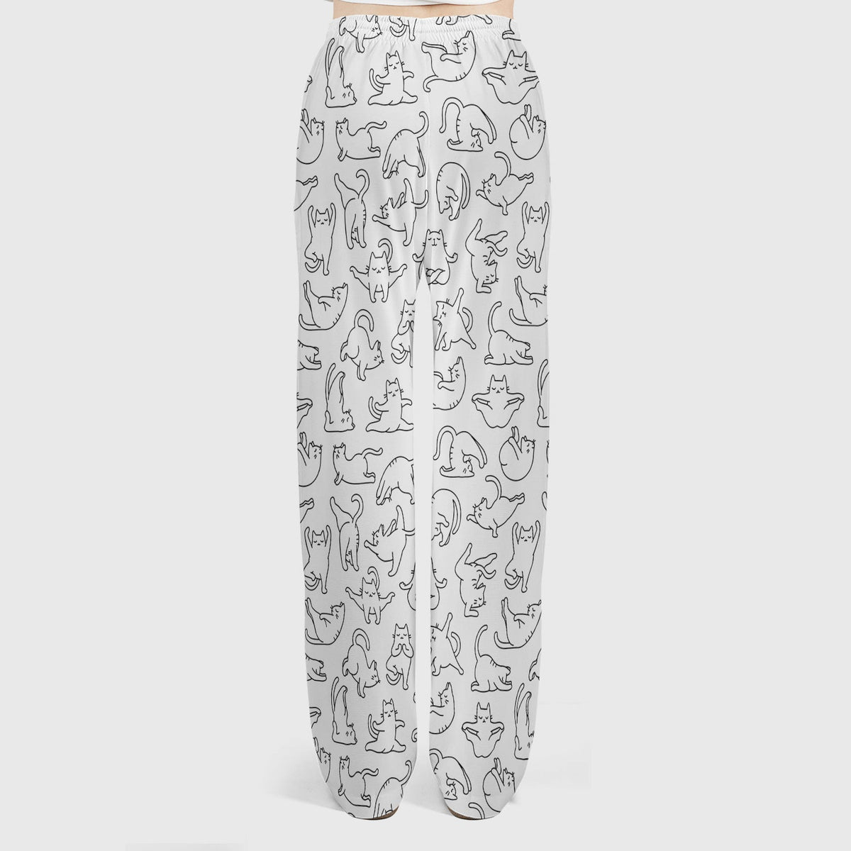 Cat Outline Playing Nurse Scrub Set