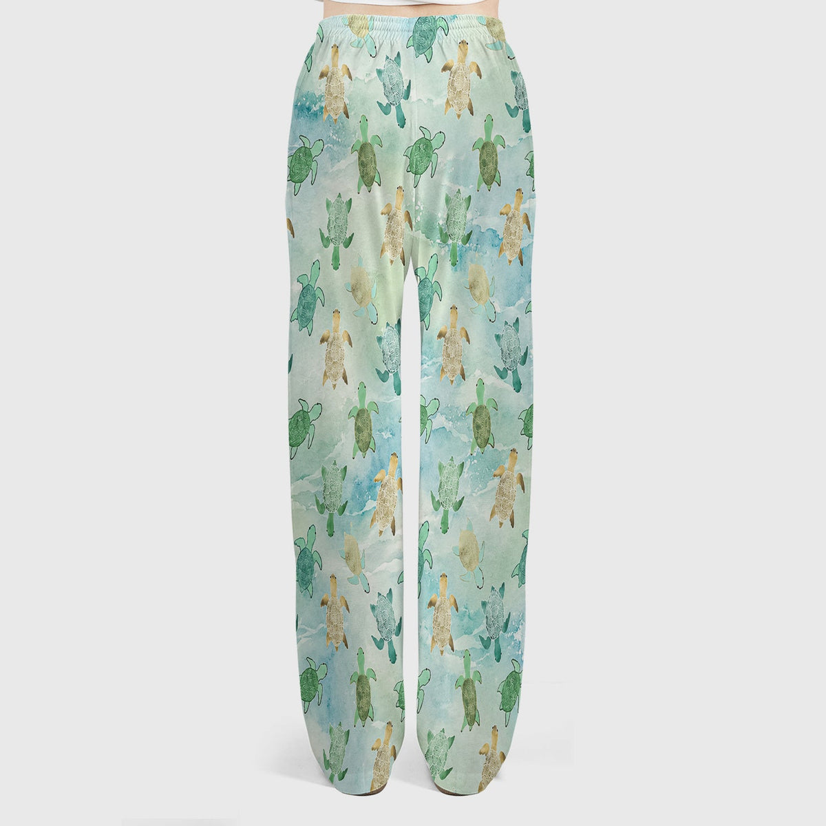 Watercolor Sea Turtle Nurse Scrub Set