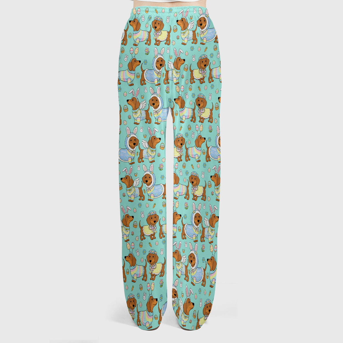 Dachshund Bunny Nurse Scrub Set - Easter Gift