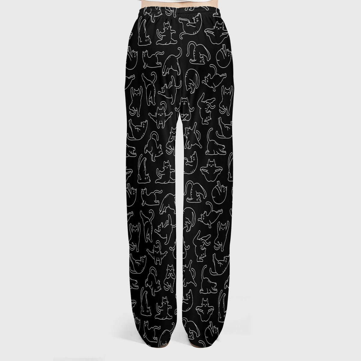 Cat Outline Playing Nurse Scrub Set