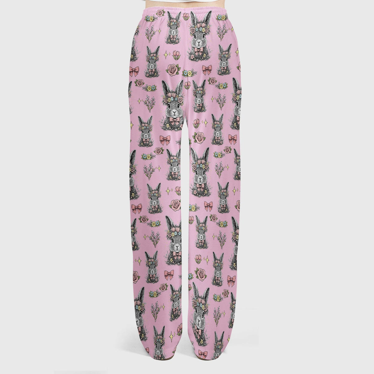 Vintage Floral Bunny Nurse Scrub Set
